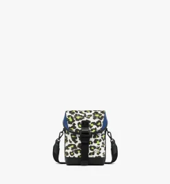 Aren Hochformatige Umhangetasche In Leopard Visetos