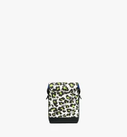 Aren Hochformatige Umhangetasche In Leopard Visetos