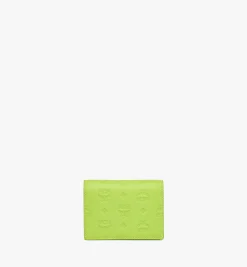 Aren Portemonnaie Aus Gepragtem Leder Mit Monogramm