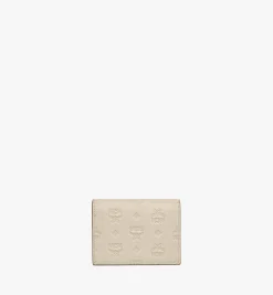 Aren Portemonnaie Aus Gepragtem Leder Mit Monogramm
