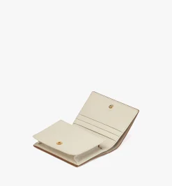 Aren Portemonnaie Aus Gepragtem Leder Mit Monogramm