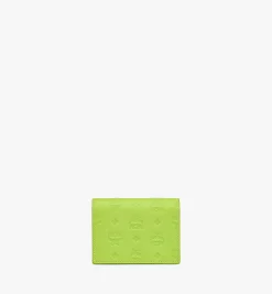 Aren Portemonnaie Aus Gepragtem Leder Mit Monogramm
