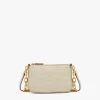 Aren Pouch Aus Gepragtem Leder Mit Reissverschluss Und Monogramm