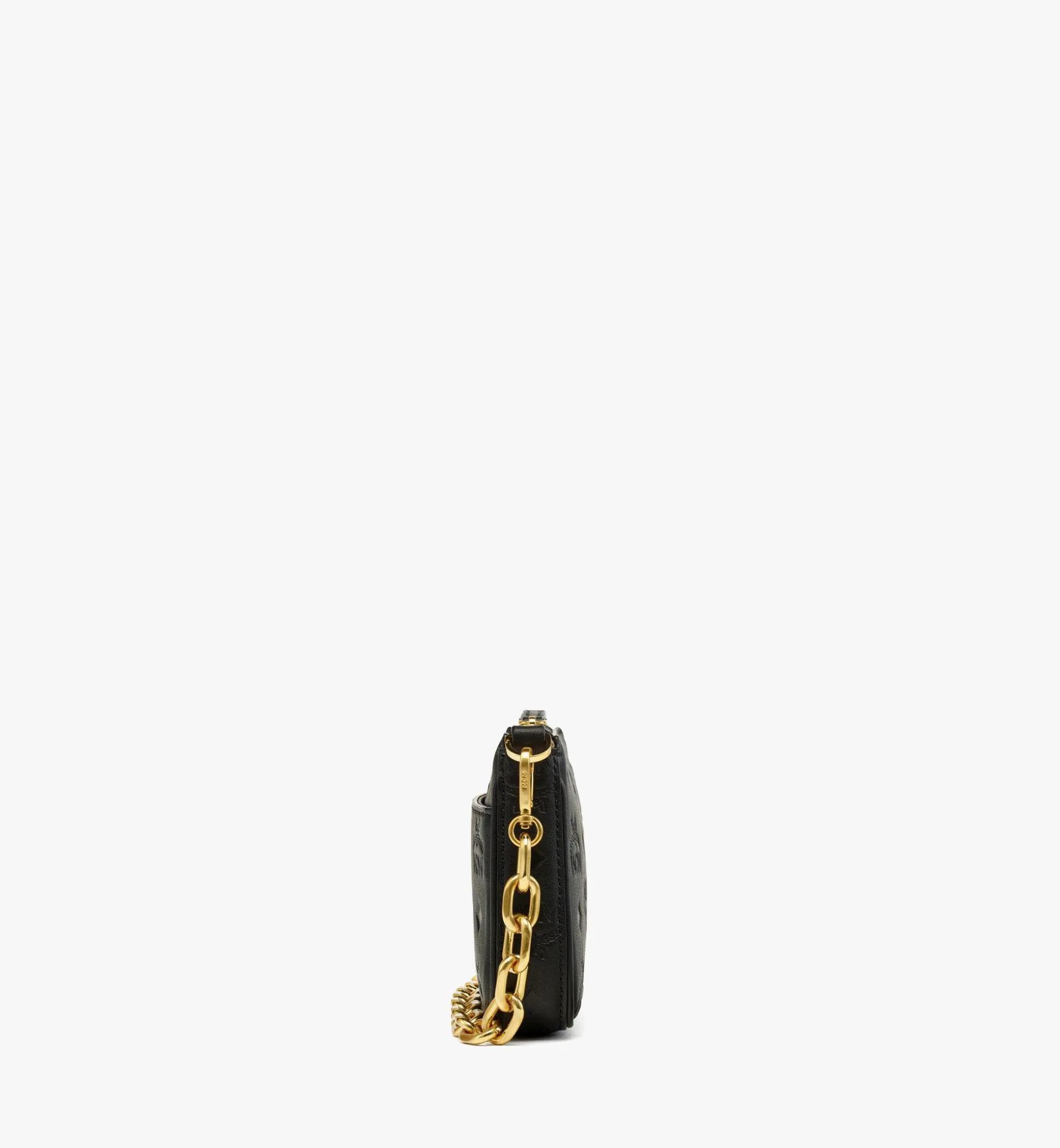 Aren Pouch Aus Gepragtem Leder Mit Reissverschluss Und Monogramm