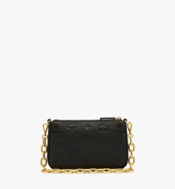 Aren Pouch Aus Gepragtem Leder Mit Reissverschluss Und Monogramm