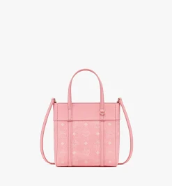 Aren Shopper Mit Reissverschluss Oben In Visetos Leder-Mix