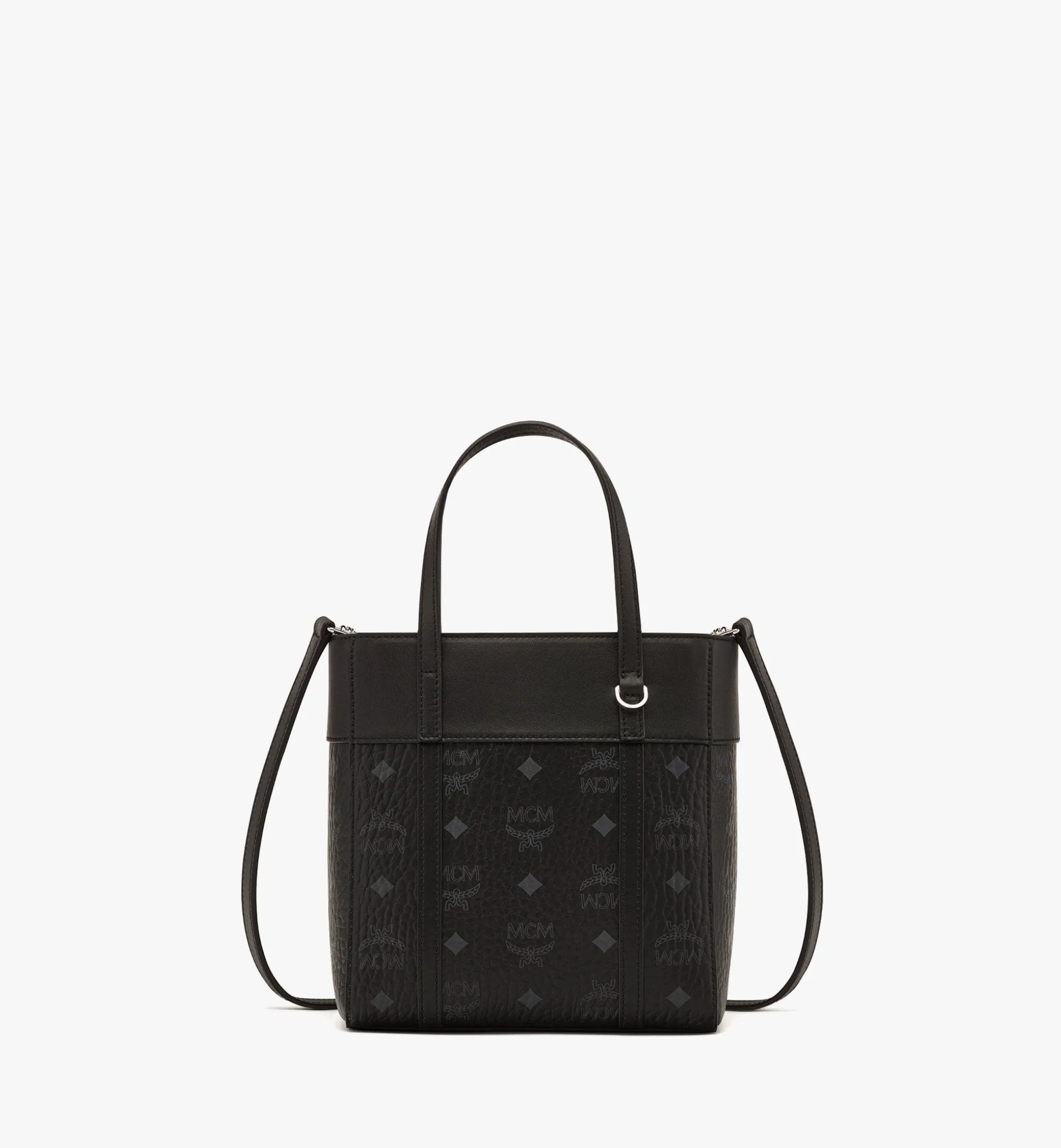Aren Shopper Mit Reissverschluss Oben In Visetos Leder-Mix