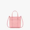 Aren Shopper Mit Reissverschluss Oben In Visetos Leder-Mix