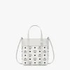 Aren Shopper Mit Reissverschluss Oben In Visetos Leder-Mix
