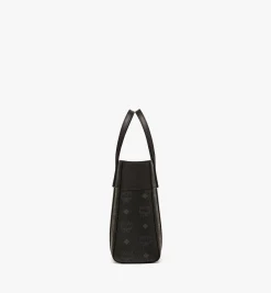 Aren Shopper Mit Reissverschluss Oben In Visetos Leder-Mix