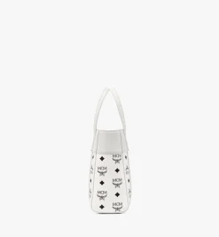Aren Shopper Mit Reissverschluss Oben In Visetos Leder-Mix
