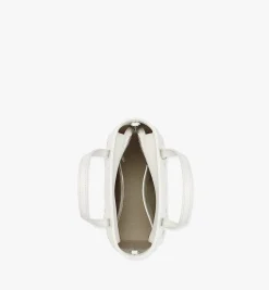 Aren Shopper Mit Reissverschluss Oben In Visetos Leder-Mix