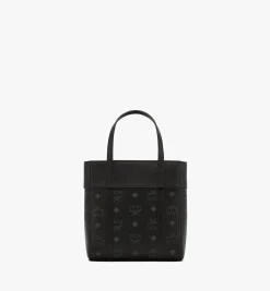 Aren Shopper Mit Reissverschluss Oben In Visetos Leder-Mix