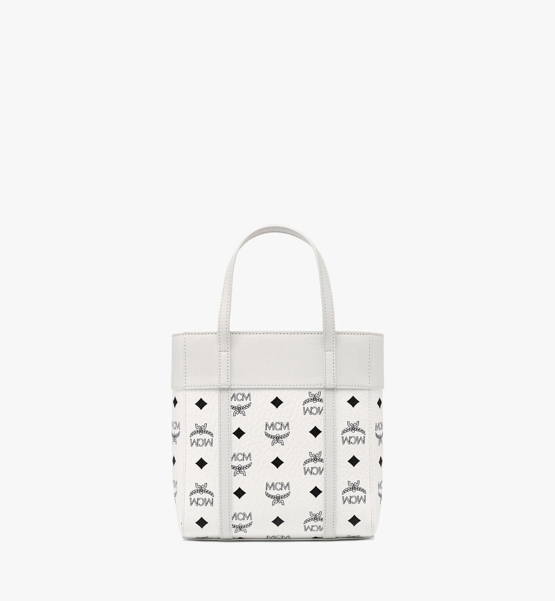 Aren Shopper Mit Reissverschluss Oben In Visetos Leder-Mix