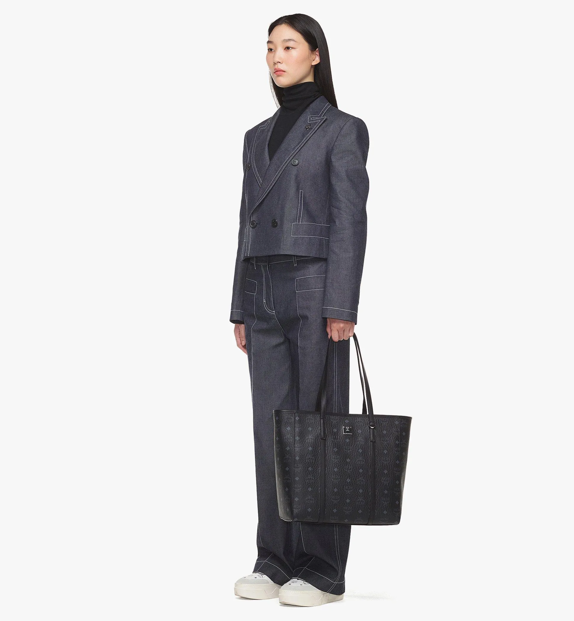 Aren Shopper Mit Reissverschluss In Visetos