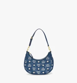 Aren Hobo In Vintage Denim Jacquard