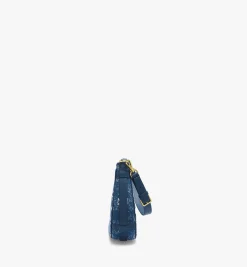 Aren Hobo In Vintage Denim Jacquard