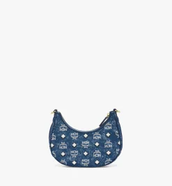 Aren Hobo In Vintage Denim Jacquard