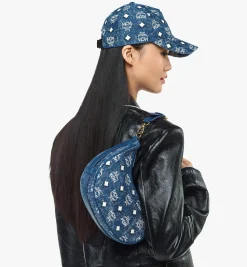 Aren Hobo In Vintage Denim Jacquard