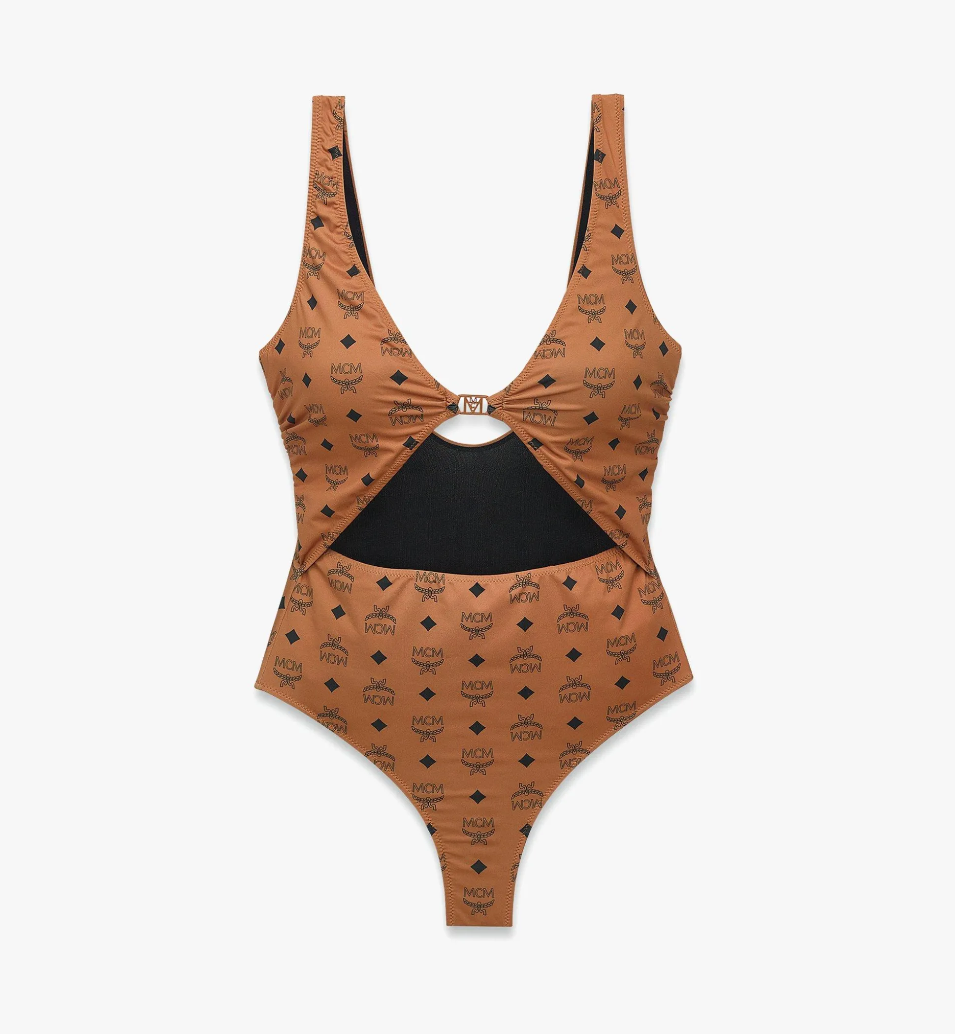 Badeanzug Mit Monogramm-Print