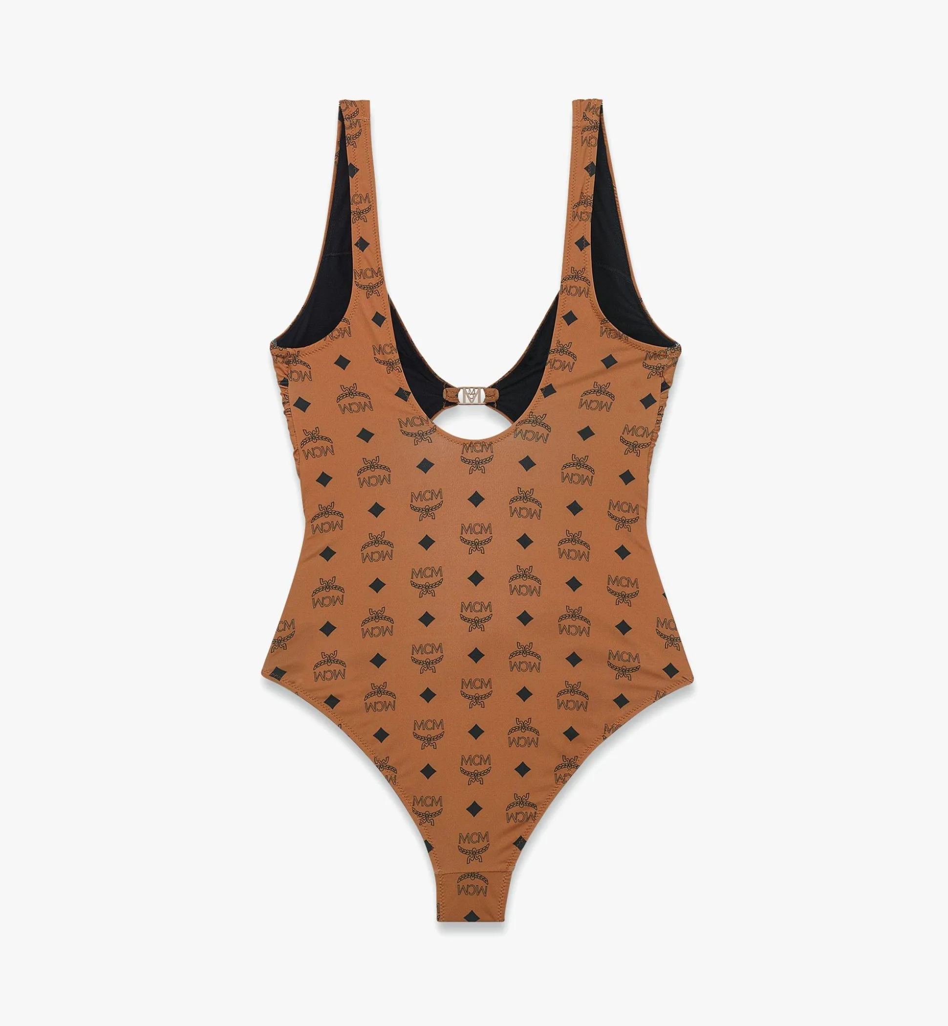 Badeanzug Mit Monogramm-Print