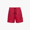Badehose Mit Monogramm-Print
