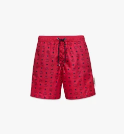 Badehose Mit Monogramm-Print
