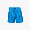 Badehose Mit Monogramm-Print