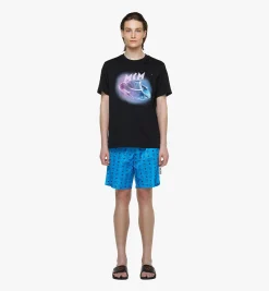 Badehose Mit Monogramm-Print