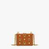 Berlin Umhangetasche Aus Leder Mit Gold-Monogramm