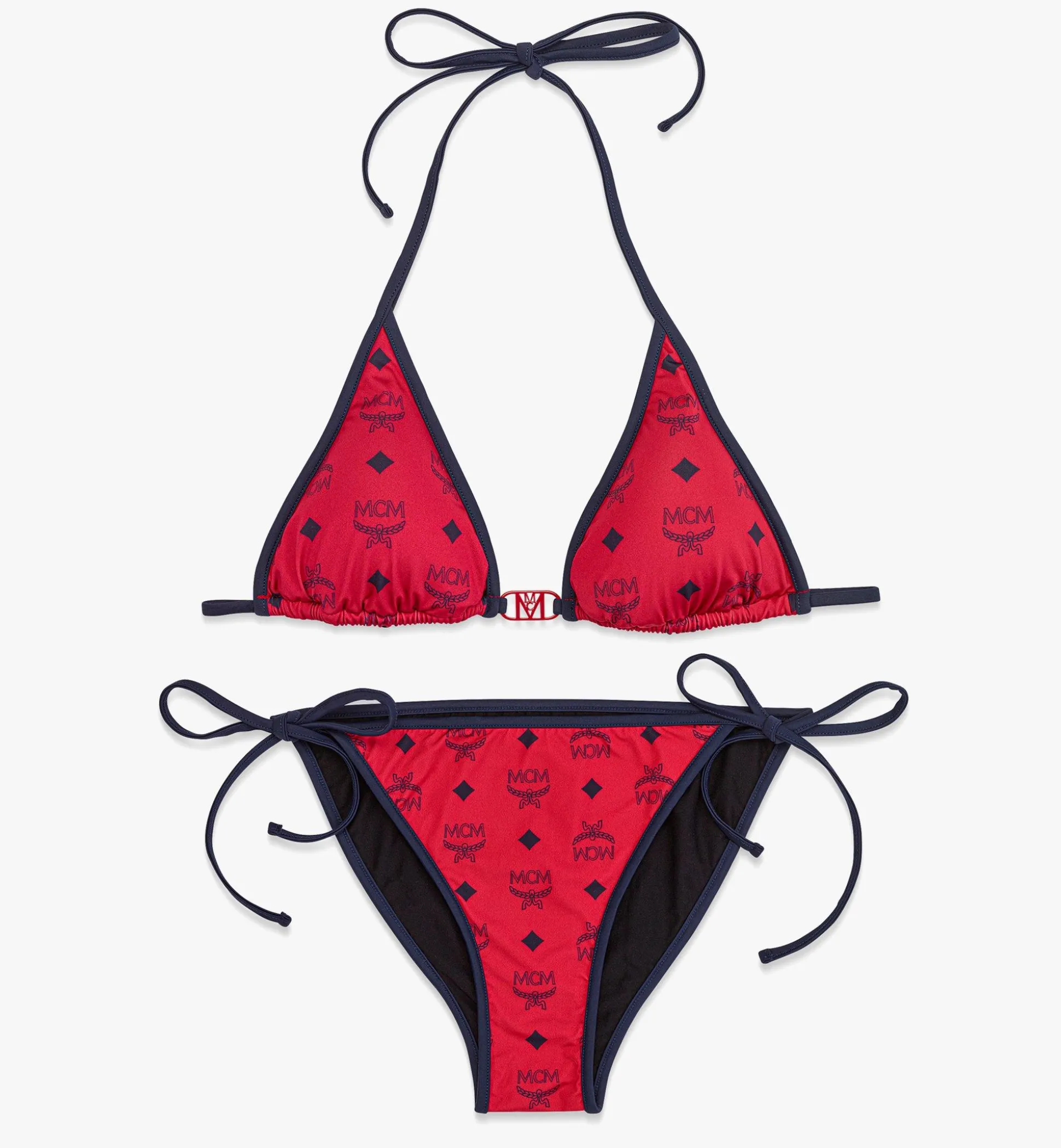 Bikini Mit Monogramm-Print