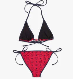 Bikini Mit Monogramm-Print
