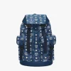 Brandenburg Rucksack In Vintage Denim Jacquard