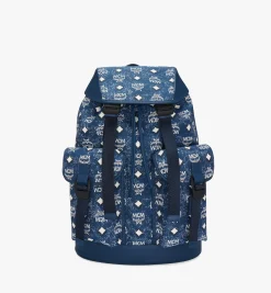 Brandenburg Rucksack In Vintage Denim Jacquard