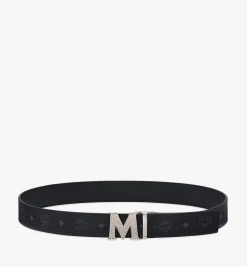 Claus Textured M WendeGürtel In Visetos, 4,5 Cm