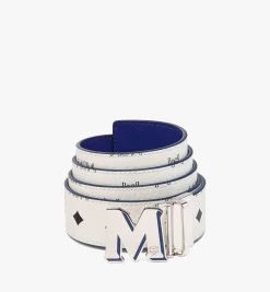 Claus WendeGürtel In Visetos Mit „M"-Schnalle Mit Inlay Aus Epoxidharz, 3,8 Cm