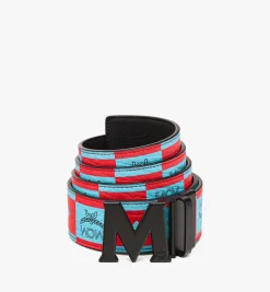 Claus M WendeGürtel In Checkerboard Visetos 4,5 Cm