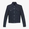 Denim-Jacke Mit Cubic-Monogramm Fur Herren