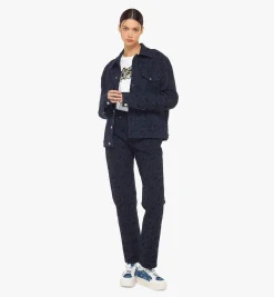 Denim-Jacke Mit Cubic-Monogramm Fur Damen