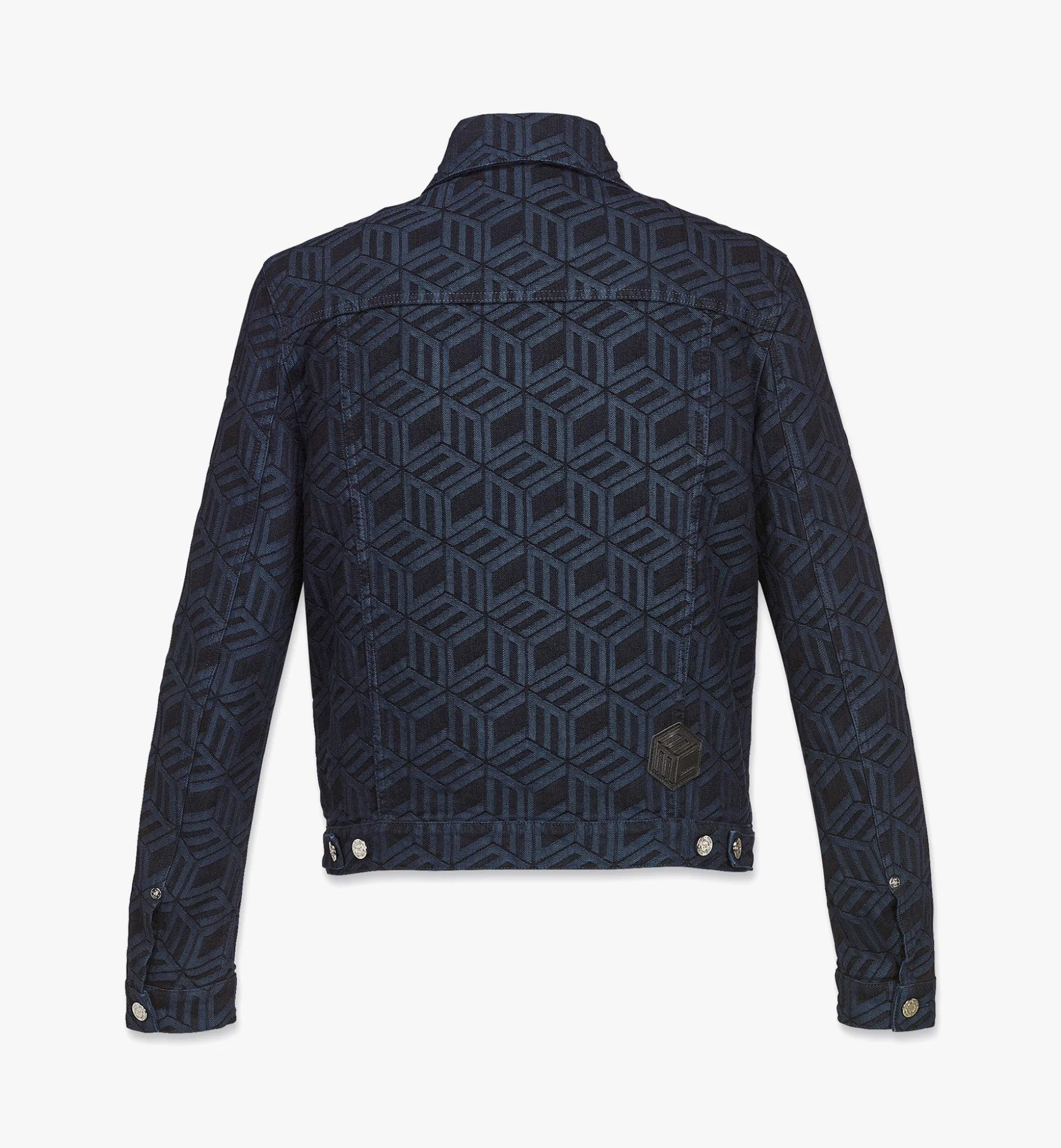 Denim-Jacke Mit Cubic-Monogramm Fur Herren