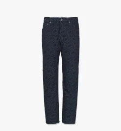Denim-Jeans Mit Cubic-Monogramm Fur Herren
