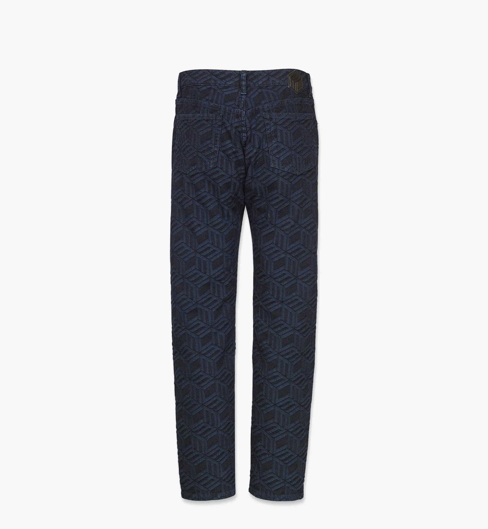 Denim-Jeans Mit Cubic-Monogramm Fur Herren