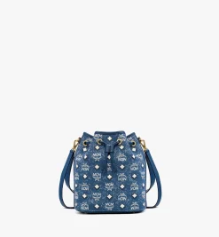 Dessau Kordelzugtasche In Vintage Denim Jacquard