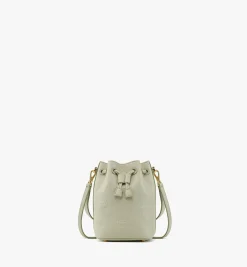 Dessau Kordelzugtasche Aus Leder Mit Gepragtem Monogramm