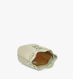 Dessau Kordelzugtasche Aus Leder Mit Gepragtem Monogramm
