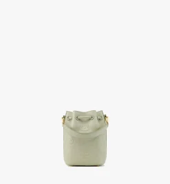 Dessau Kordelzugtasche Aus Leder Mit Gepragtem Monogramm