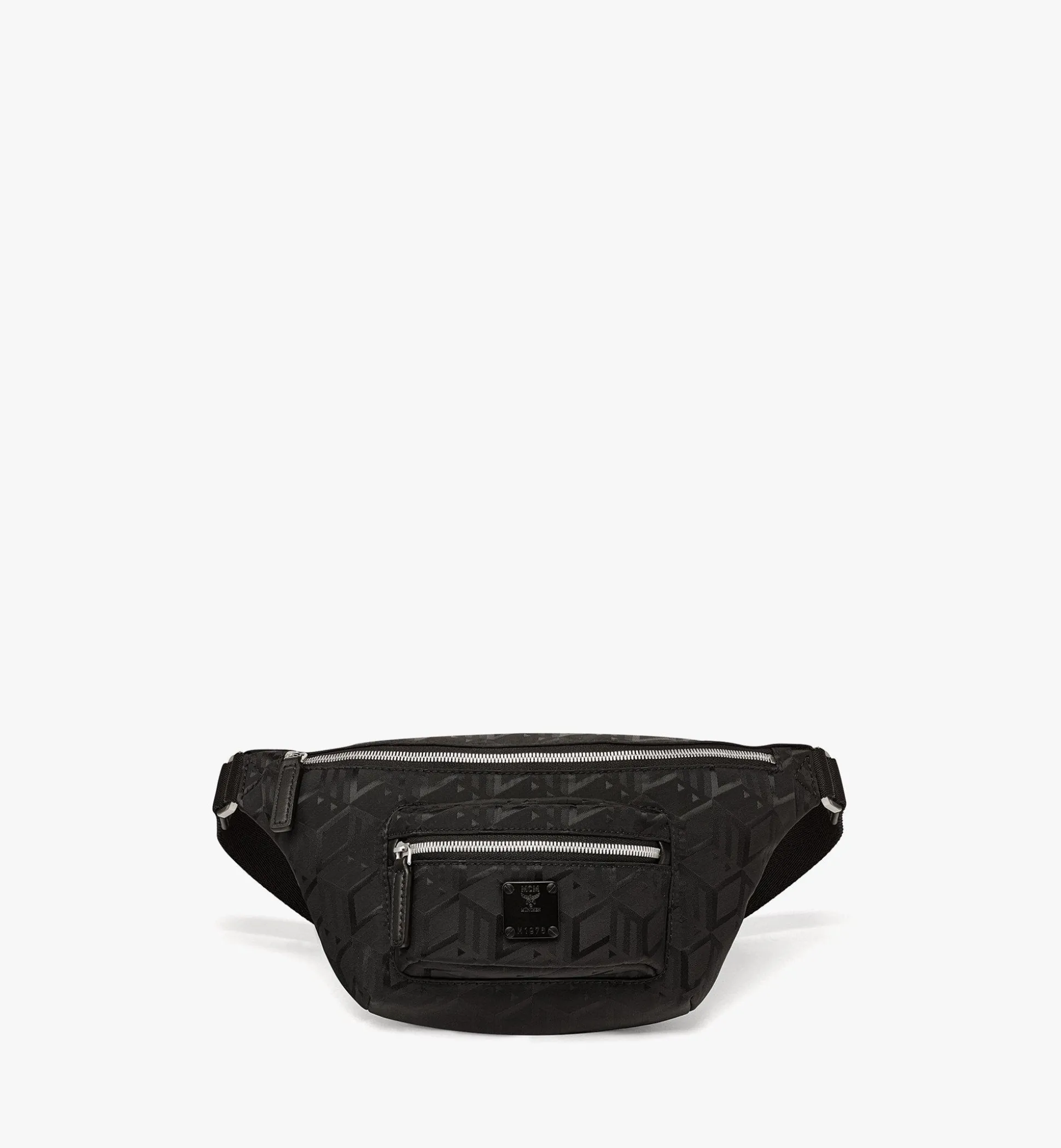 Fursten Gürteltasche Aus Jacquardgewebtem Nylon Mit Cubic-Monogramm
