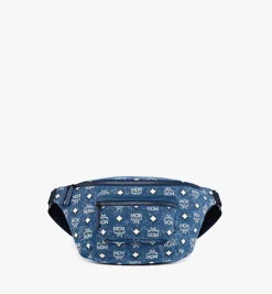 Fursten Gürteltasche In Vintage Denim Jacquard