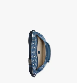 Fursten Gürteltasche In Vintage Denim Jacquard