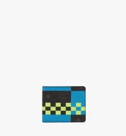 Gefaltetes Portemonnaie In Checkerboard Visetos